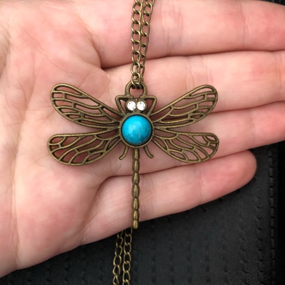 !!!2/20$!!!!Fairytales dragonfly necklace - Picture 3 of 4